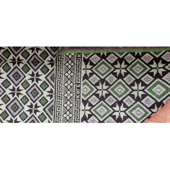 Algelsineve Makine Dokuması Baklava Desenli Kilim - 6