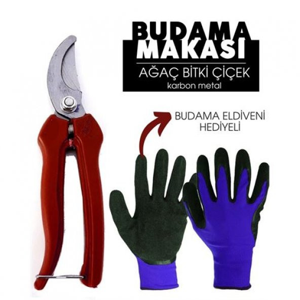 TransForMacion Çelik Budama Makası Eldiven Seti - 3