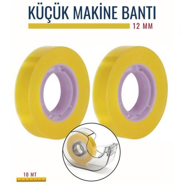 TransForMacion 12mm 10 Mt 2 top Küçük Makinelere Para Bandı 716919 - 2