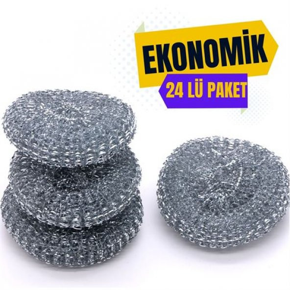 TransForMacion Vick 24 Adet Paslanmaz Çelik Tel Bulaşık Teli 715602 - 2