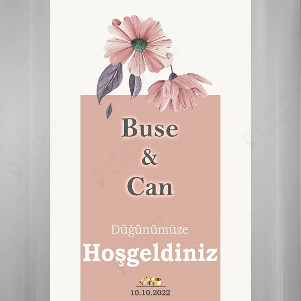 Kişiye Özel Nişan, Kına Gecesi, Düğün Afiş 90 - 2