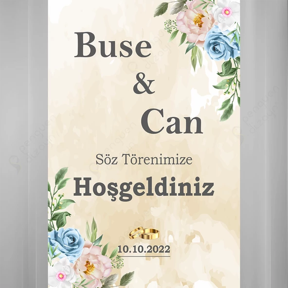 Kişiye Özel Nişan, Kına Gecesi, Düğün Afiş 91