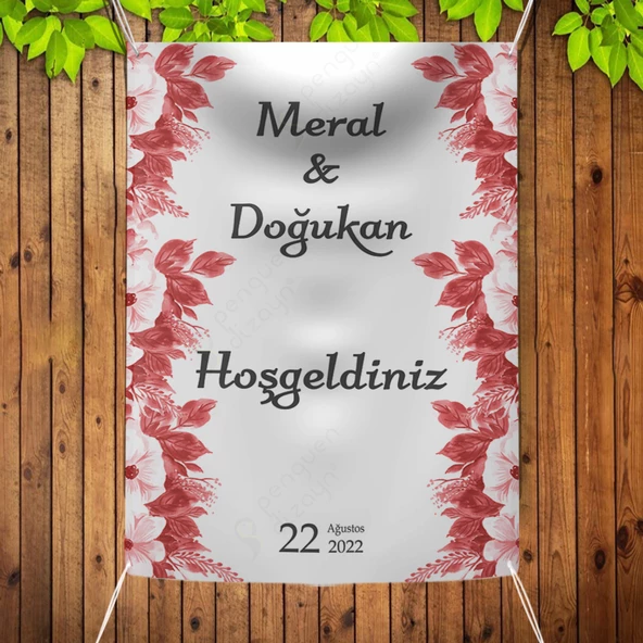 Kişiye Özel Nişan, Kına Gecesi, Düğün Afiş 138 - 1