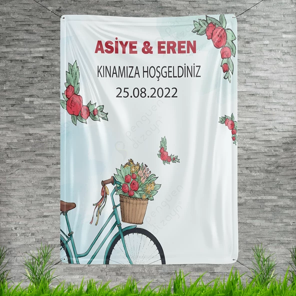 Kişiye Özel Nişan, Kına Gecesi, Düğün Afiş 353 - 1