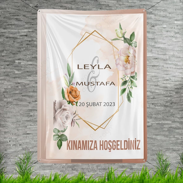 Kişiye Özel Nişan, Kına Gecesi, Düğün Afiş 310