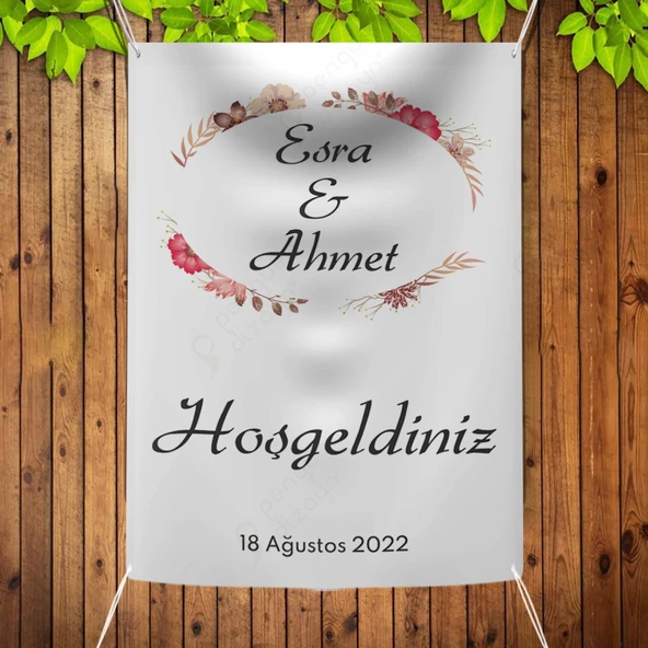 Kişiye Özel Nişan, Kına Gecesi, Düğün Afiş 176 - 1