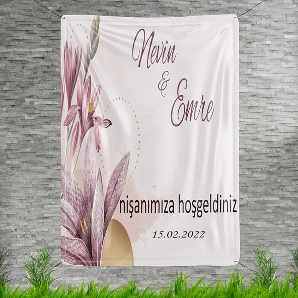 Kişiye Özel Nişan, Kına Gecesi, Düğün Afiş 344