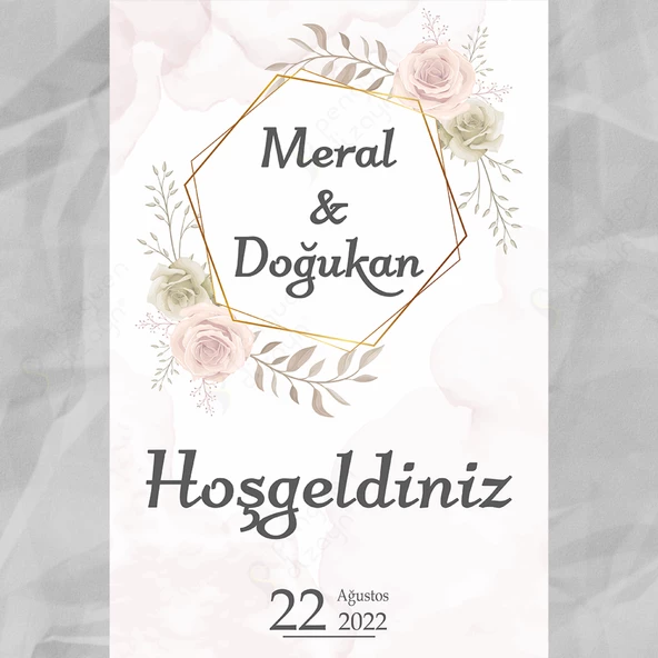 Kişiye Özel Nişan, Kına Gecesi, Düğün Afiş 126