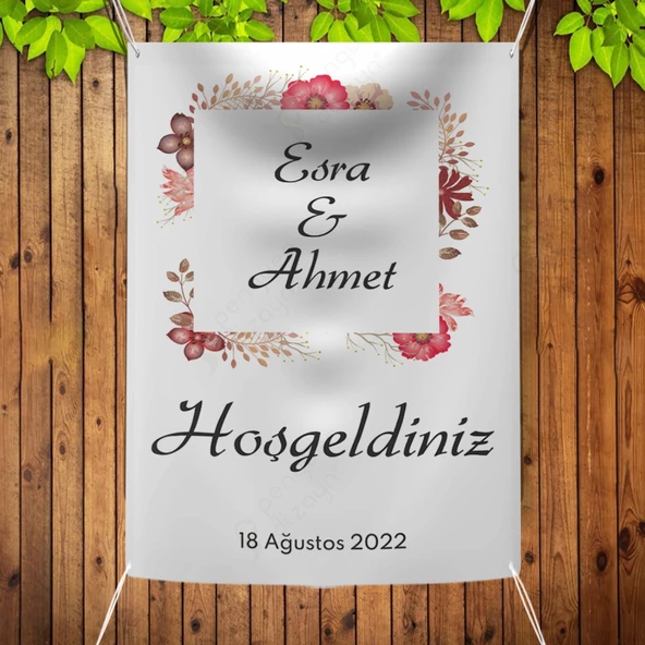 Kişiye Özel Nişan, Kına Gecesi, Düğün Afiş 174 - 1