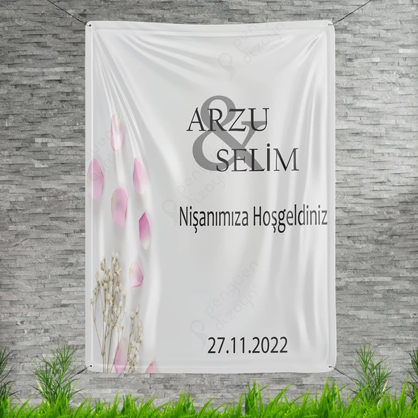 Kişiye Özel Nişan, Kına Gecesi, Düğün Afiş 319 - 1