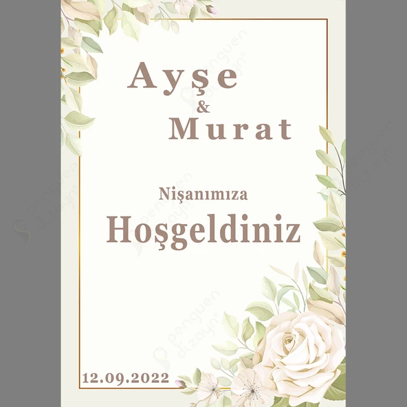 Kişiye Özel Nişan, Kına Gecesi, Düğün Afiş 39 - 1