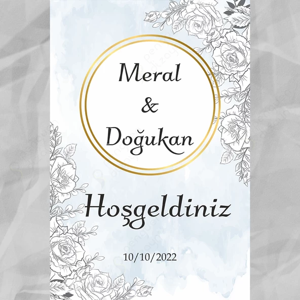 Kişiye Özel Nişan, Kına Gecesi, Düğün Afiş 120