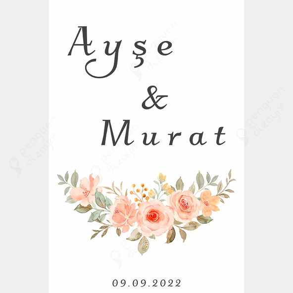 Kişiye Özel Nişan, Kına Gecesi, Düğün Afiş 28