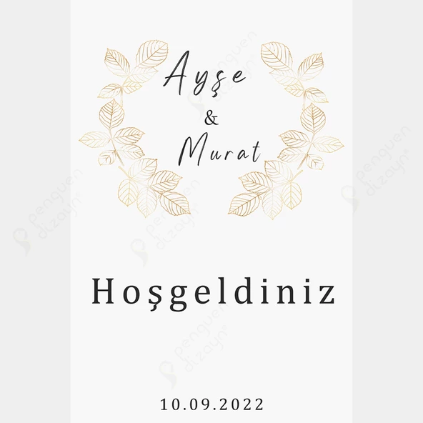 Kişiye Özel Nişan, Kına Gecesi, Düğün Afiş 27