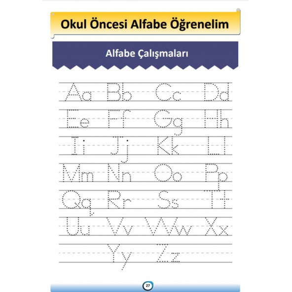 Yaz Sil Okul Öncesi Haydi Alfabe Öğrenelim Kitabı - 3