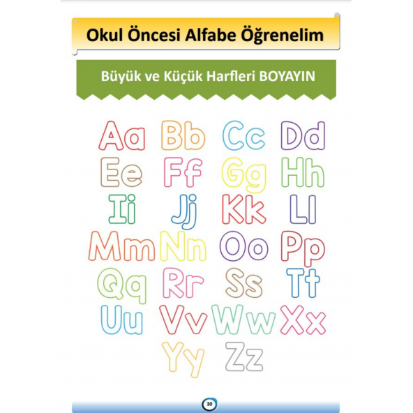 Yaz Sil Okul Öncesi Haydi Alfabe Öğrenelim Kitabı - 4