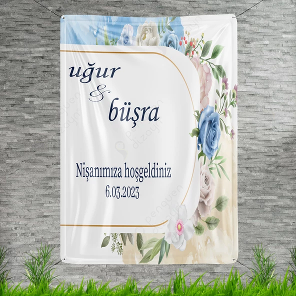 Kişiye Özel Nişan, Kına Gecesi, Düğün Afiş 334 - 1