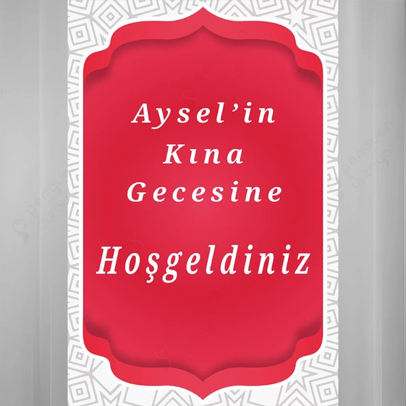 Kişiye Özel Nişan, Kına Gecesi, Düğün Afiş 69