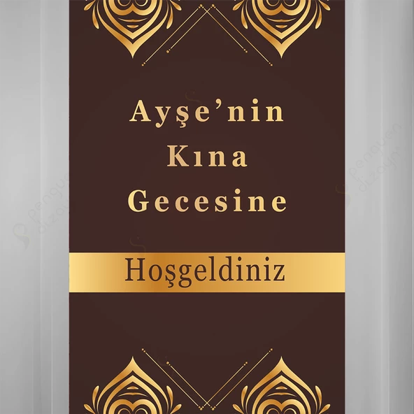 Kişiye Özel Nişan, Kına Gecesi, Düğün Afiş 65 - 1