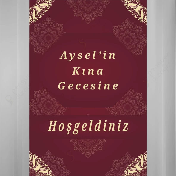 Kişiye Özel Nişan, Kına Gecesi, Düğün Afiş 71