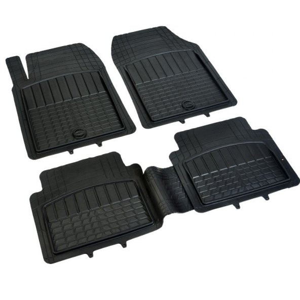 Pufi Kauçuk Paspas Universal Racing Havuzlu Siyah / TEPAY510-S - 3