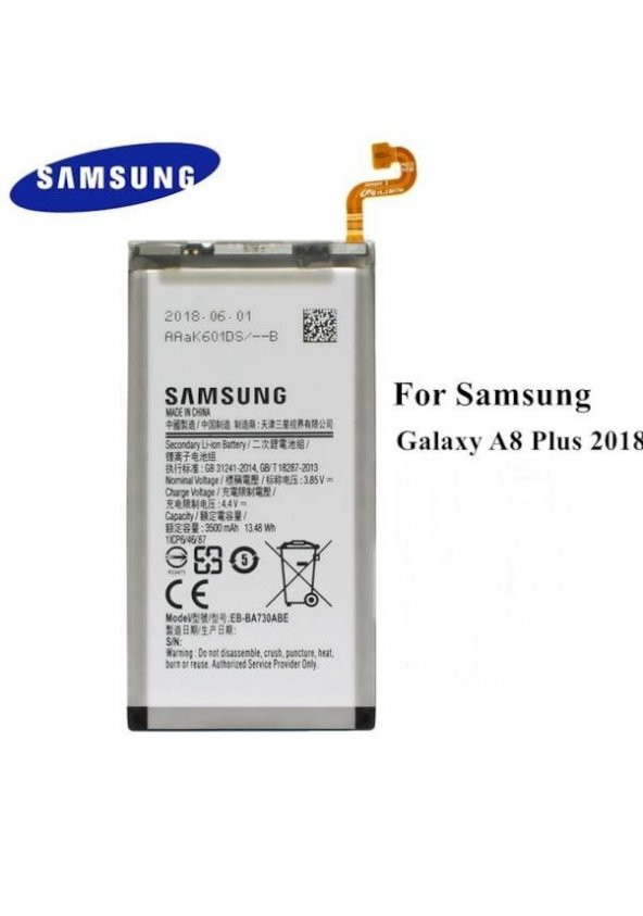 Samsung A730 A8 Plus 2018 Batarya Pil Orjinal