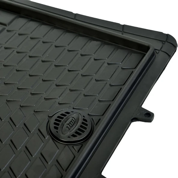 Pufi Kauçuk Paspas Universal Racing Havuzlu Siyah / TEPAY510-S - Resim 4