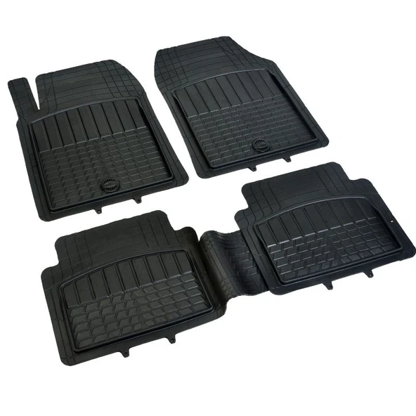 Pufi Kauçuk Paspas Universal Racing Havuzlu Siyah / TEPAY510-S - Resim 3