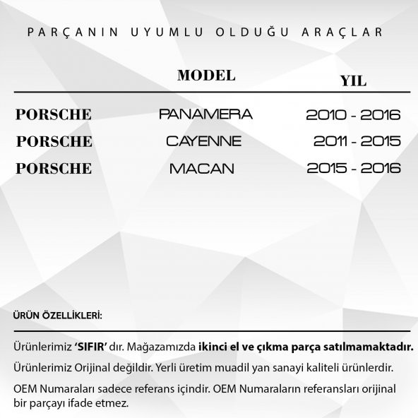 Porsche Panamera Cayenne Macan İçin Cam Açma Düğmesi 4 Adet-Sol - 2