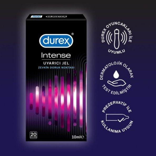 Durex Intense Uyarıcı Jel 10 Ml 20 Kullanım - 2