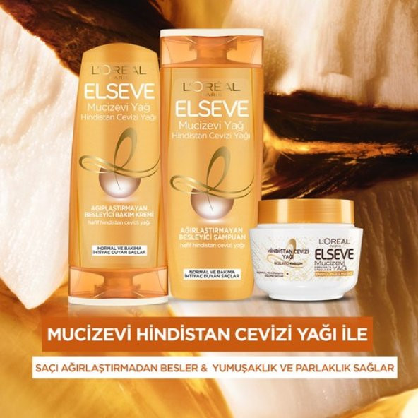 Loréal Paris Mucizevi Hindistan Cevizi Yağı Ağırlaştırmayan Besleyici Şampuan 450 Ml - 4