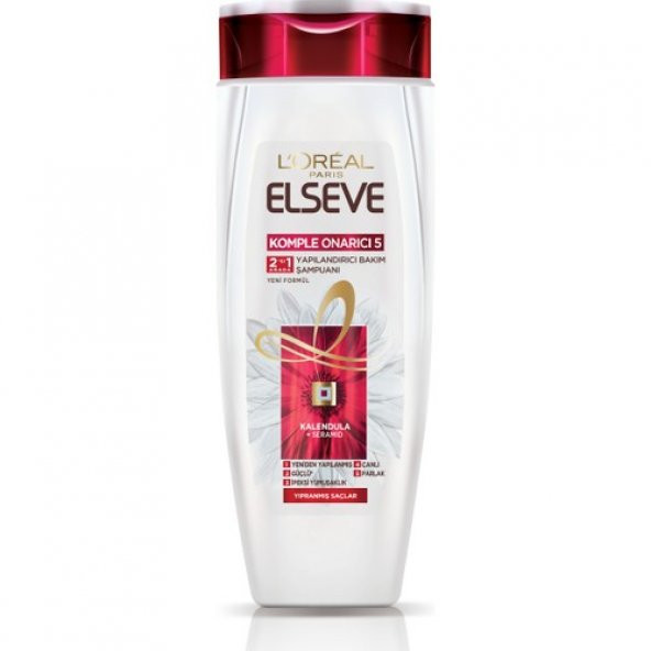 Loreal Paris Elseve 2si1 Arada Komple Onarıcı 5 Yapılandırıcı Şampuan 520 Ml