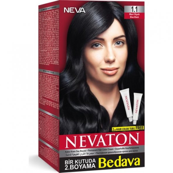 Saç Boyası Seti 1.1 Mavi Siyah