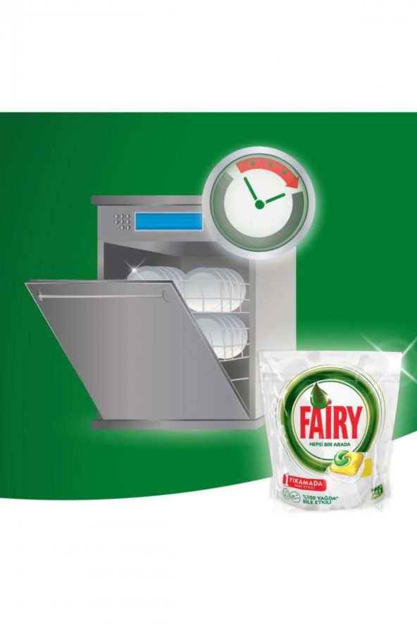 Hepsi Bir Arada Bulaşık Makinesi Deterjanı Kapsülü Limon Kokulu 70 Yıkama - 3