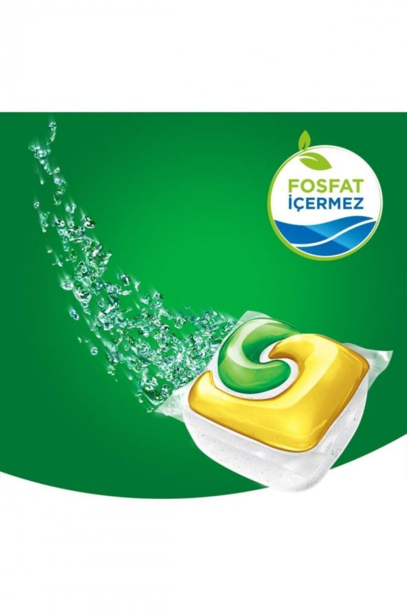Hepsi Bir Arada Bulaşık Makinesi Deterjanı Kapsülü Limon Kokulu 70 Yıkama - 4