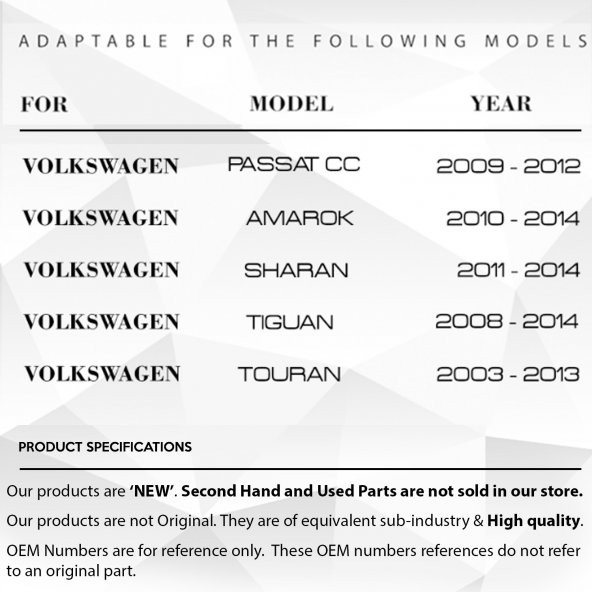 Volkswagen Touran Touareg Amarok Sharan için Cam Açma Düğmesi Kapağı - 10