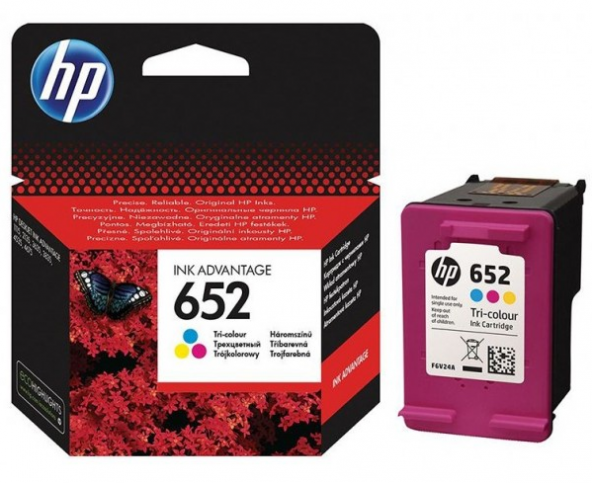 Hp 652 Renkli Kartuş F6V24A Deskjet 1115/2135/3635/3835/4535/4675 ürün görseli