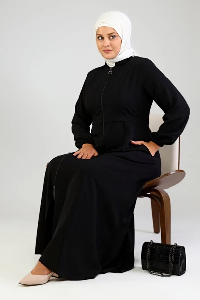 NESAFET Kadın Büyük Beden Mevlana Elbise - 3