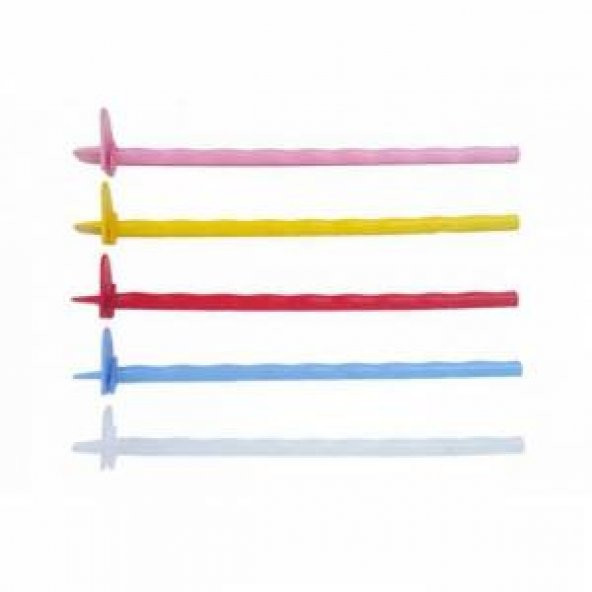 Renkli Tünek Kafes Kuşları İçin Renkli Tünek 30 Cm