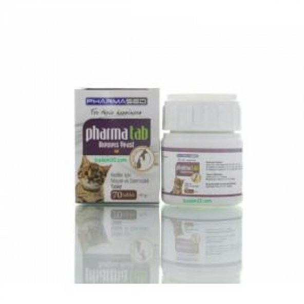 PharmaTab Kediler İçin Mayalı ve Sarımsaklı Gıda Takviyesi 70 Tab