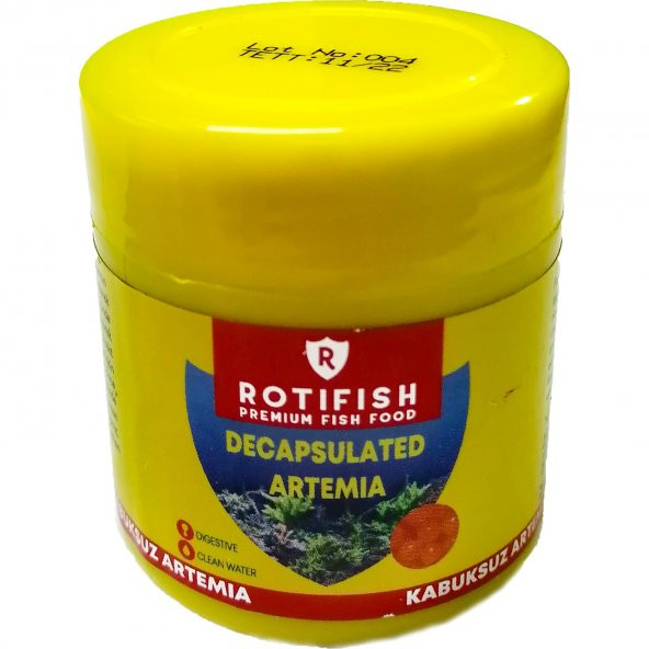 Rotifish Decapsulated Kabuksuz Artemia Yavru Yemi 15 Gr