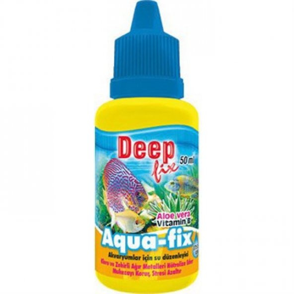 Deep Fix Aqua - Fix  Akvaryum Su Düzenleyici 50 Ml.