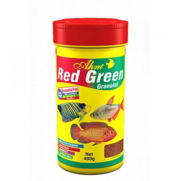 AHM Red Green Gran.100 ml Ciklet yemi