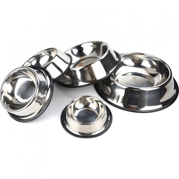 Kedi ve Köpek Çelik Mama Ve Su Kabı 14 cm - 1