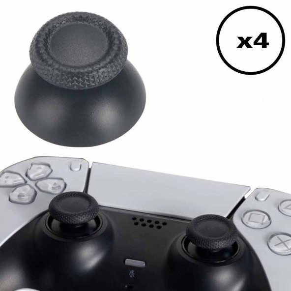 4 ADET Playstation 5 İçin Analog Başlık PS5 Topuz Kol Tamiri PS5 Uyumlu Yedek Parça Analog Cap