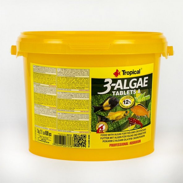 Tropical 3-Algae Tablets A 100 Adet - Açık Paket