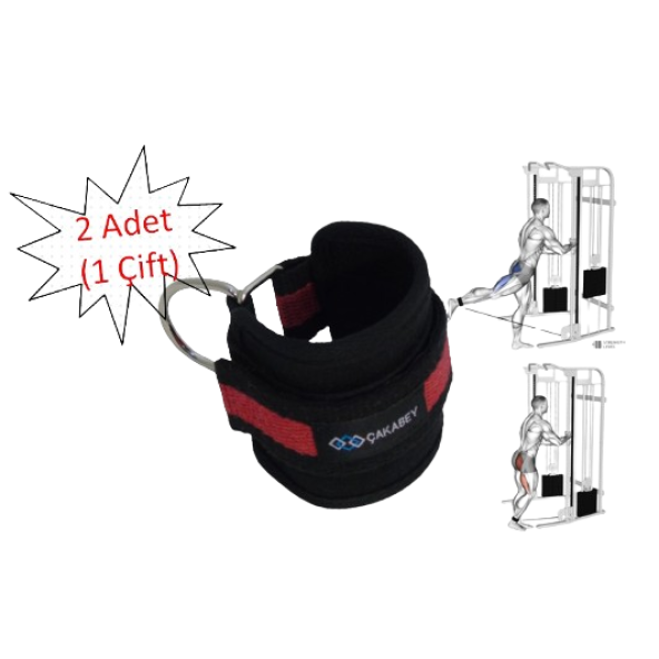 D Ring Fitness Ayak Bileği Ağırlık Çalışma Kemeri 1 çift - 10