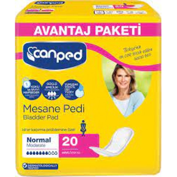 Canped Mesane Pedi 20 LİK Avantaj  Paket  Medium Normal