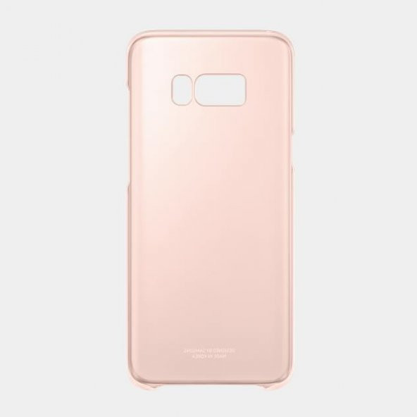 Samsung S8+ Plus Şeffaf Kılıf Pembe EF-QG955CPEGWW