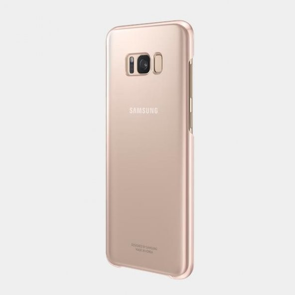 Samsung S8+ Plus Şeffaf Kılıf Pembe EF-QG955CPEGWW - 2